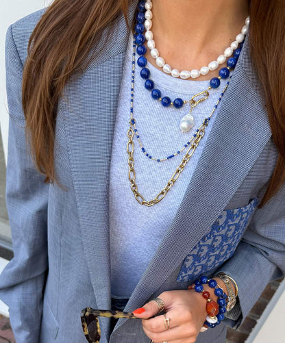 Navy Bold Bracelet