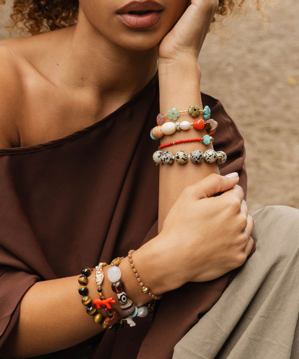 19 - Flower Burst Armband