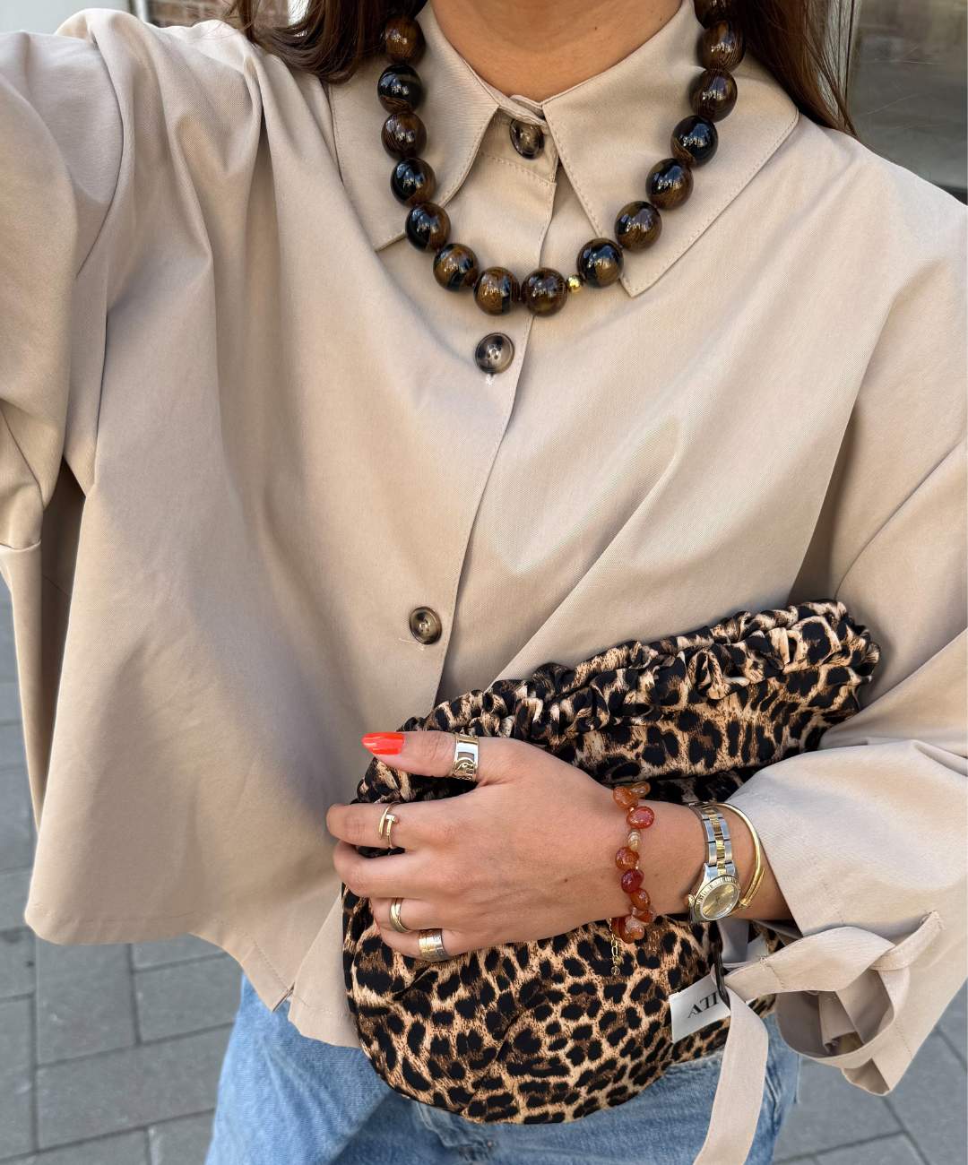Nova Necklace Chocolate Brown