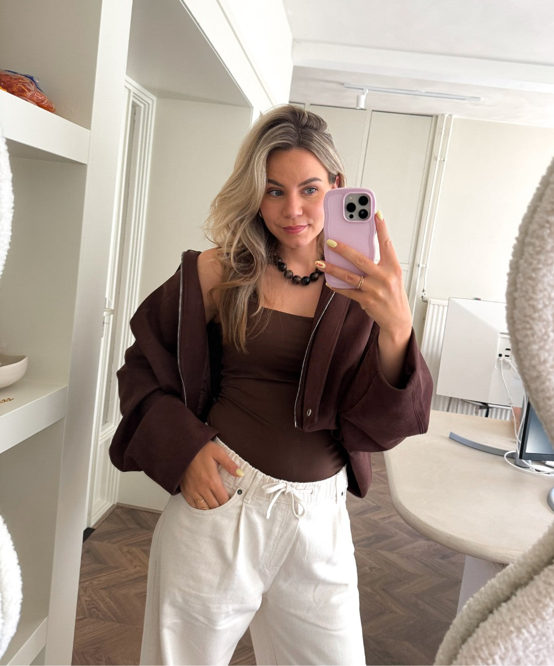 Nova Necklace Chocolate Brown