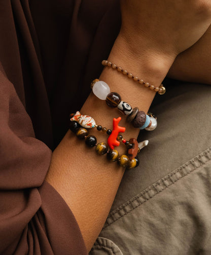 17 - Brown Toffee Armband