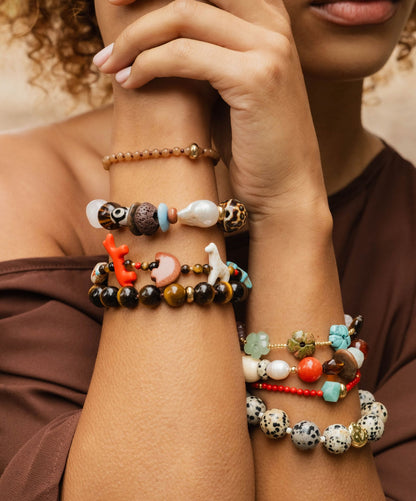 17 - Brown Toffee Armband