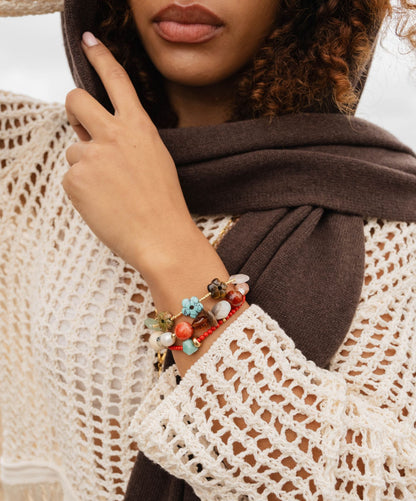 19 - Flower Burst Armband