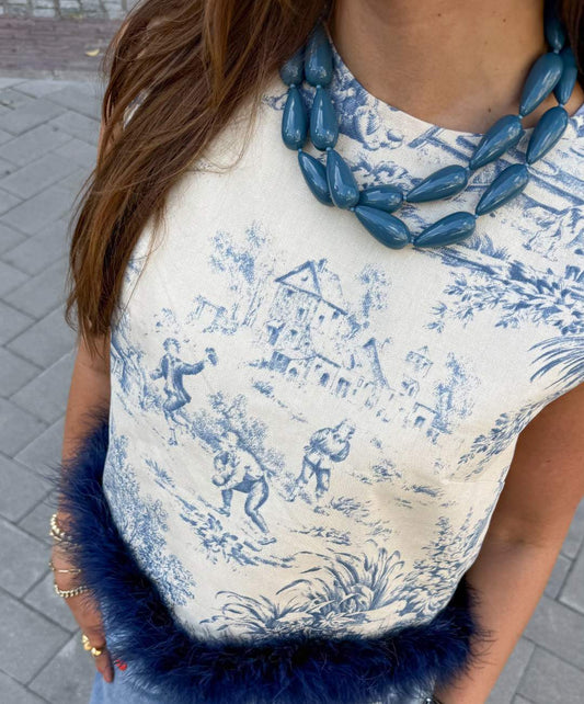 Muse Necklace Denim
