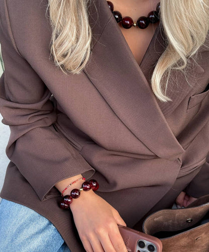 Nova Bracelet Burgundy
