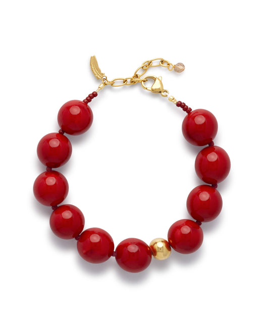 Red Bold Bracelet