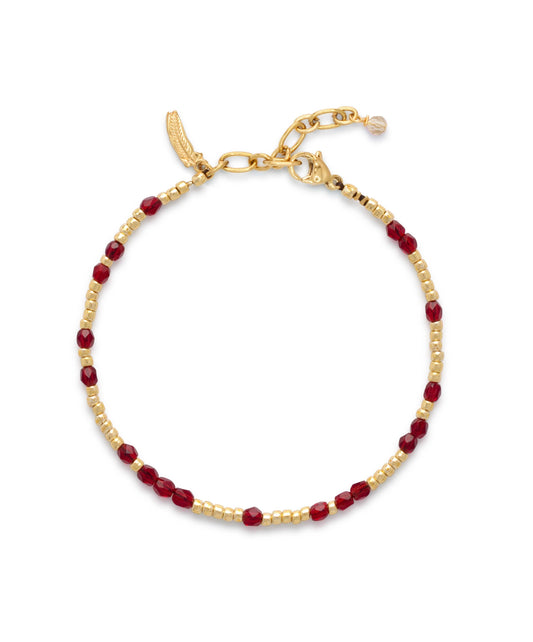 Halo Bracelet Red