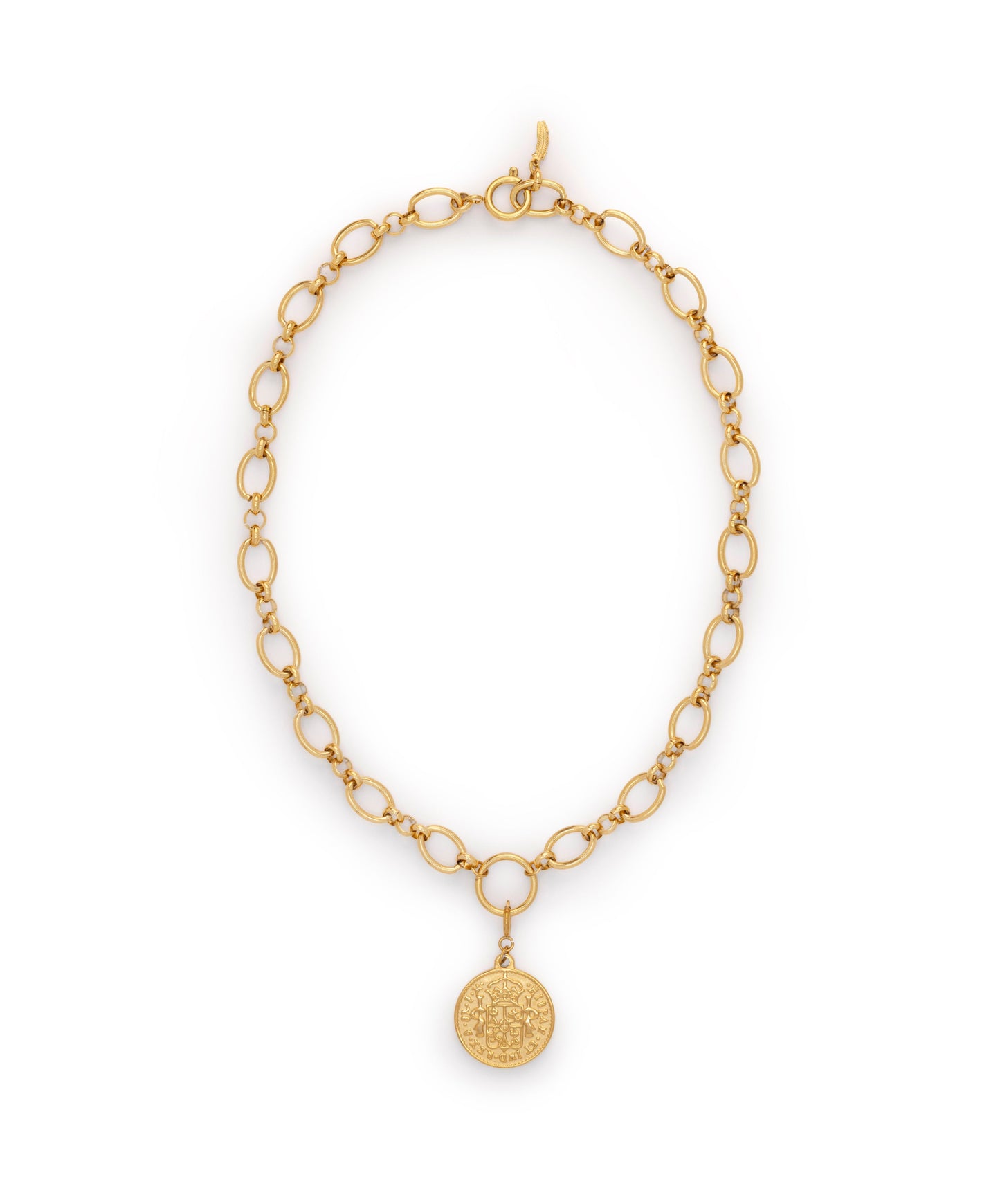 Baroque Coin Necklace