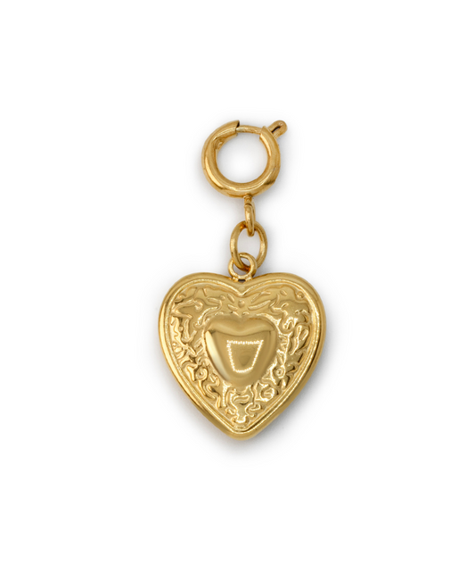 Heritage Heart Charm Big