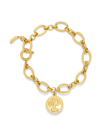 Baroque Coin Bracelet