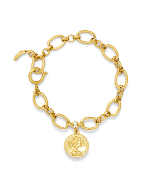 Baroque Coin Bracelet
