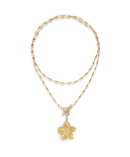 Golden Flower Necklace