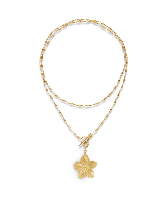 Golden Flower Necklace