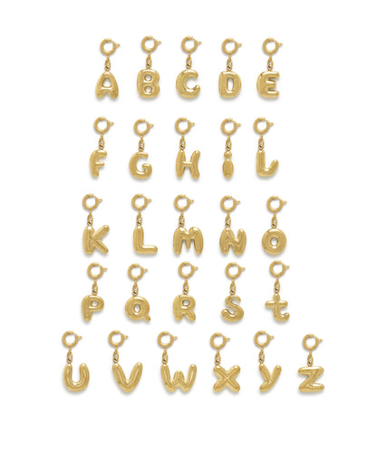 Bubble Letter Charm