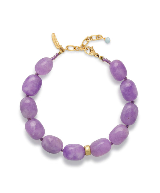 Lilac Stone Armband