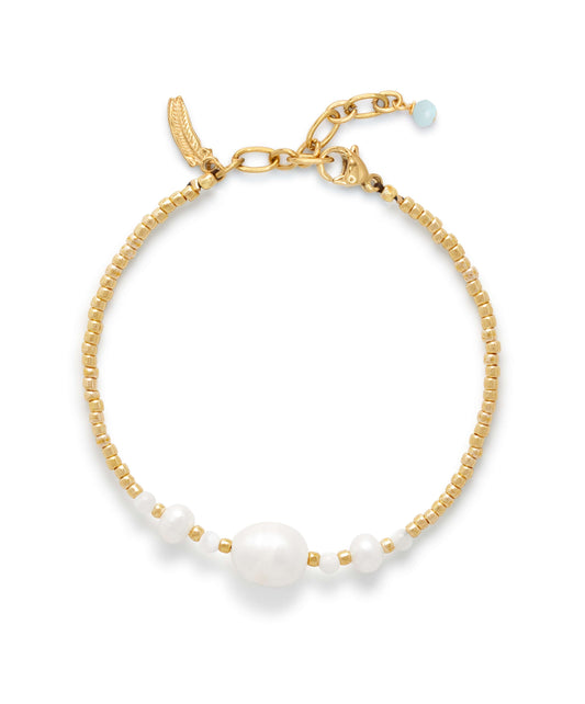 Milky Pearl Armband