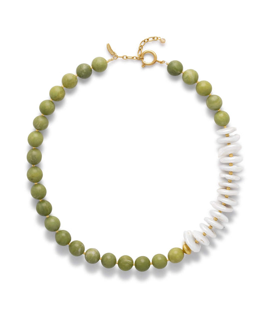 Pistachio Pearl Necklace