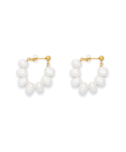 Pearl Petal Earrings