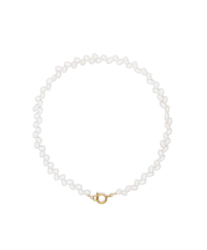 Pearl Petal Necklace