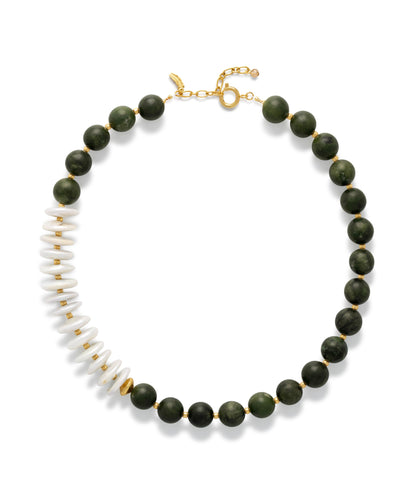 Pistachio Pearl Necklace